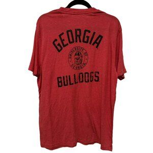 Champion Georgia Bulldogs Men’s T-Shirt Size XL - Front & Back Graphic Red XL
